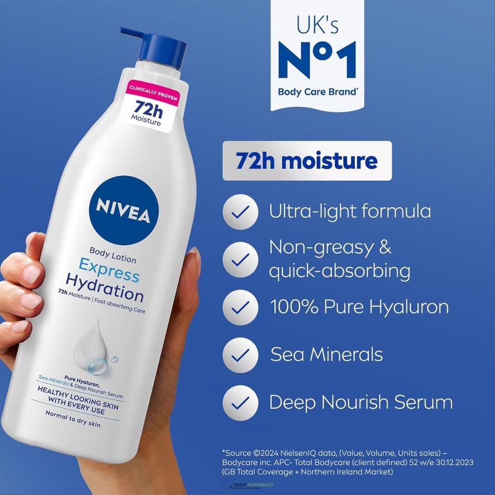 Nivea Express Hydration Body Lotion 400ml image 5