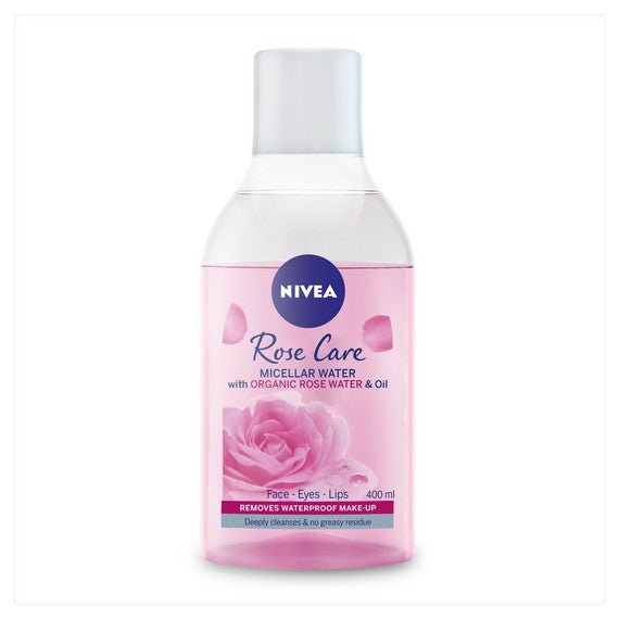 Nivea Rose Care Micellar Water with Organic Rose Water & Oil 400ml