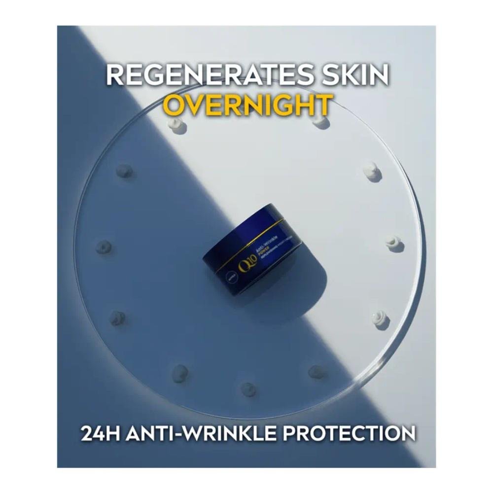 Nivea Q10 Power Anti-Wrinkle + Firming Night Cream 50ml image 2
