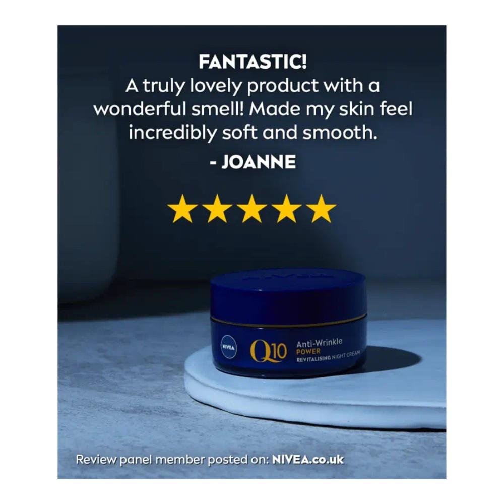 Nivea Q10 Power Anti-Wrinkle + Firming Night Cream 50ml image 2