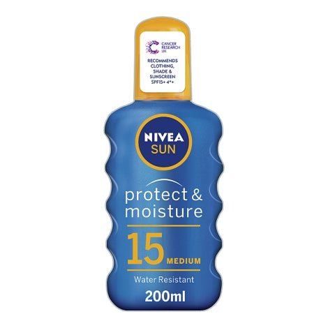 Nivea Sun Protect & Moisture Sun Spray SPF15 200ml