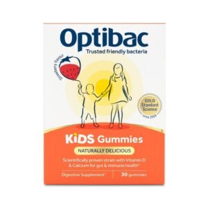 Optibac Kids Gummies, Strawberry 30’s