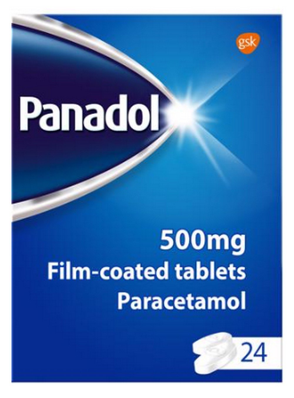 Panadol Pain Relief Tablets Paracetamol 500mg 24s Ireland