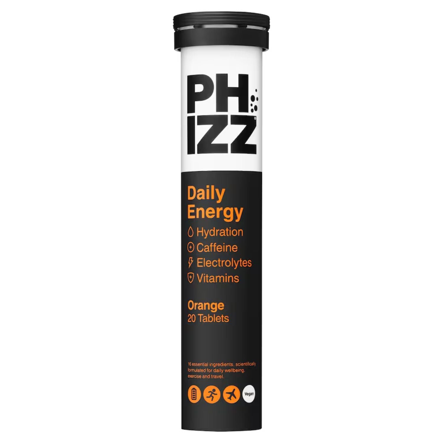 Phizz Daily Energy 20 Orange Effervescent Tablets Ireland