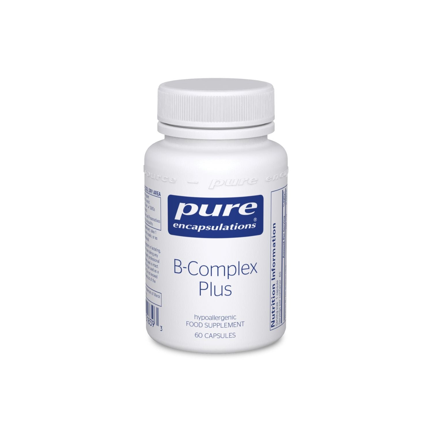 Pure Encapsulations B-Complex Plus 60caps