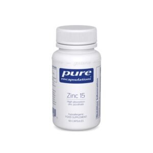 Pure Encapsulations Zinc 15mg 60caps