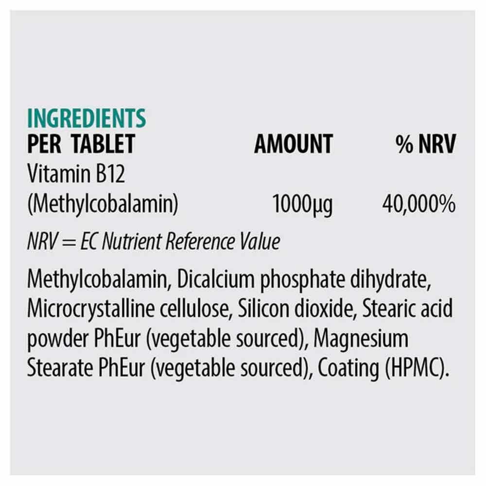 Sona B12 Methylcobalamin 1000mcg image 2