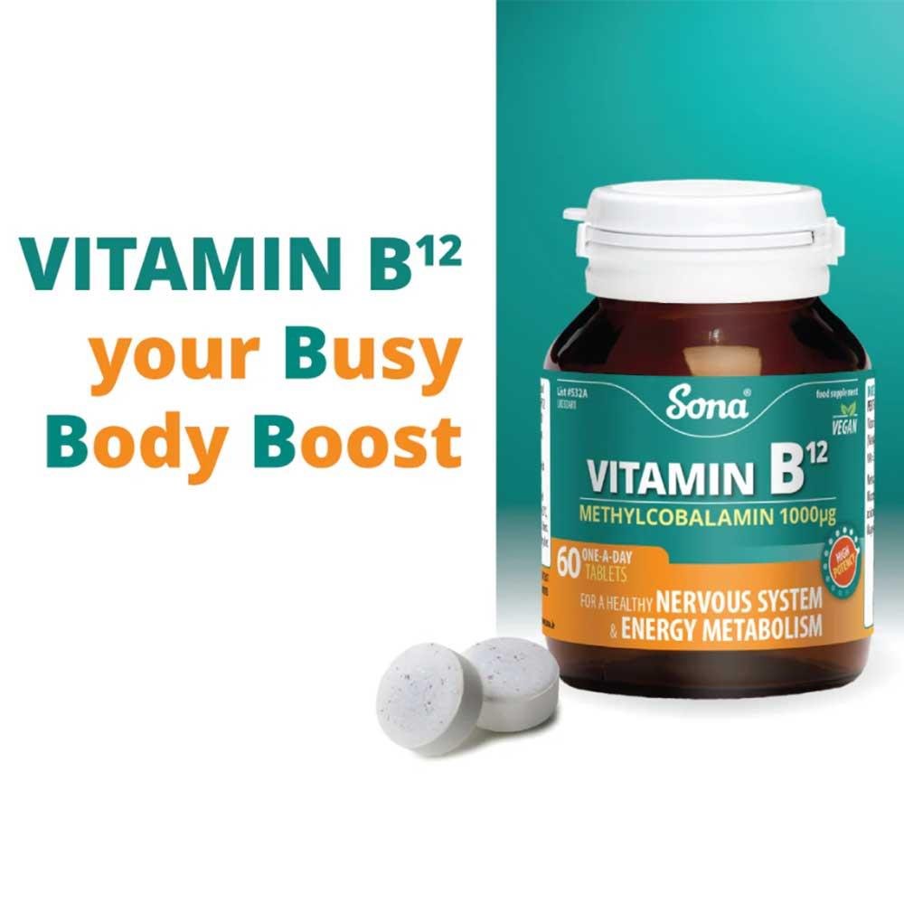 Sona B12 Methylcobalamin 1000mcg image 2