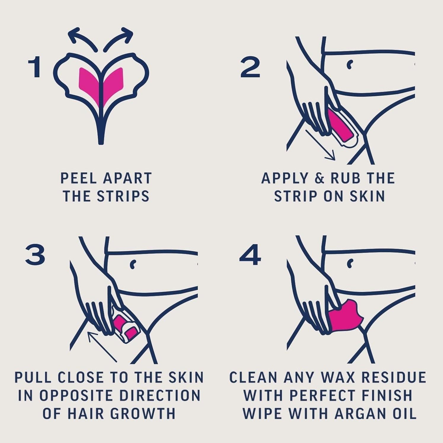 Veet Expert Wax Strips Bikini Sensitive 30S image 2