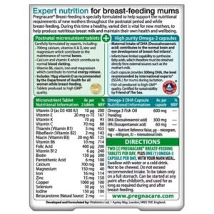 Vitabiotics Pregnacare Breastfeeding Dual Pack – 28 Days Supply