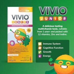 Vivio Junior 250ML – Kids’ Vitamin Syrup, Immune Support