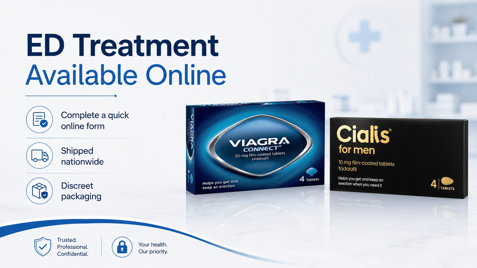 Viagra Connect available at Laois Pharmacy
