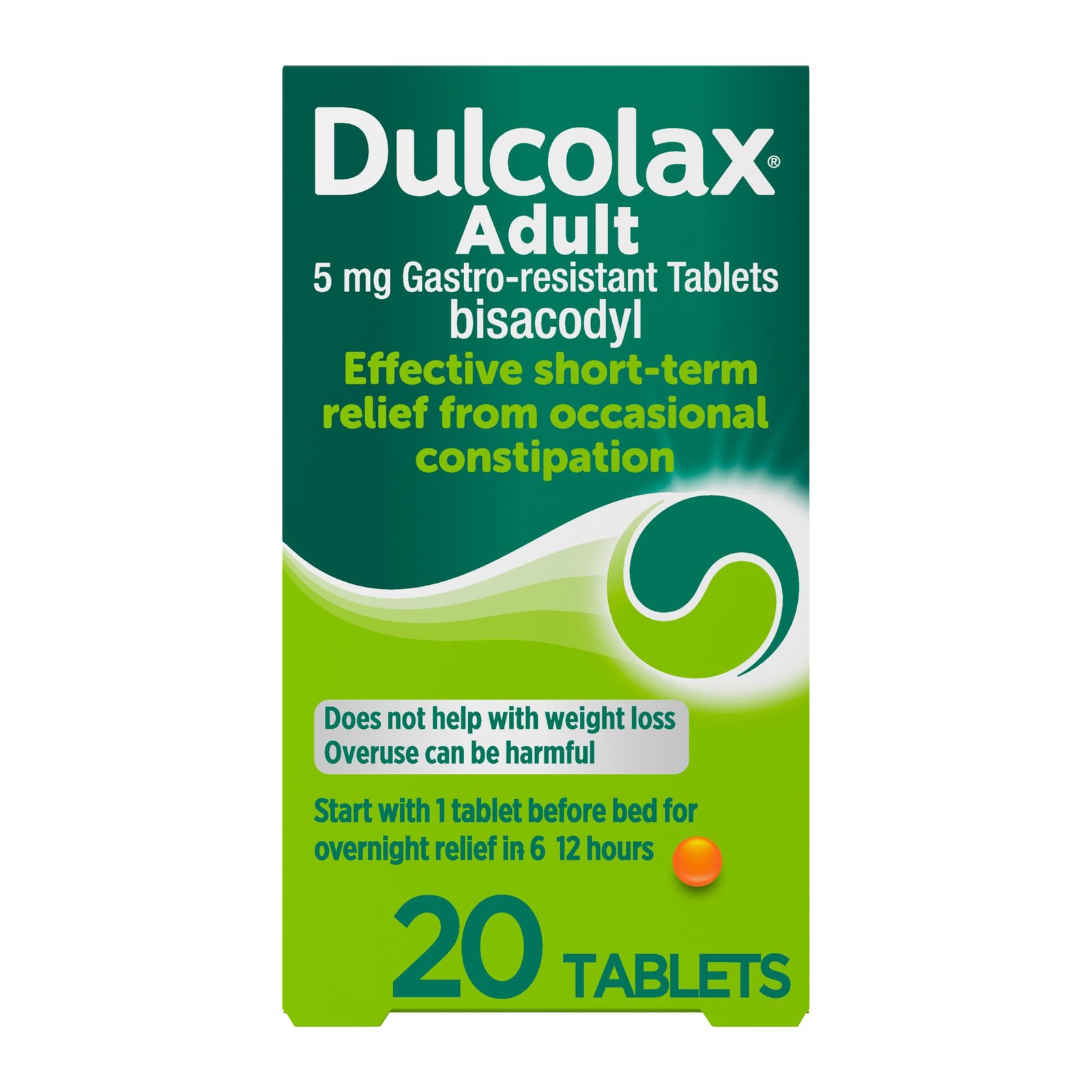 Dulcolax 5mg Gastro-Resistant Tablets — Laois Pharmacy