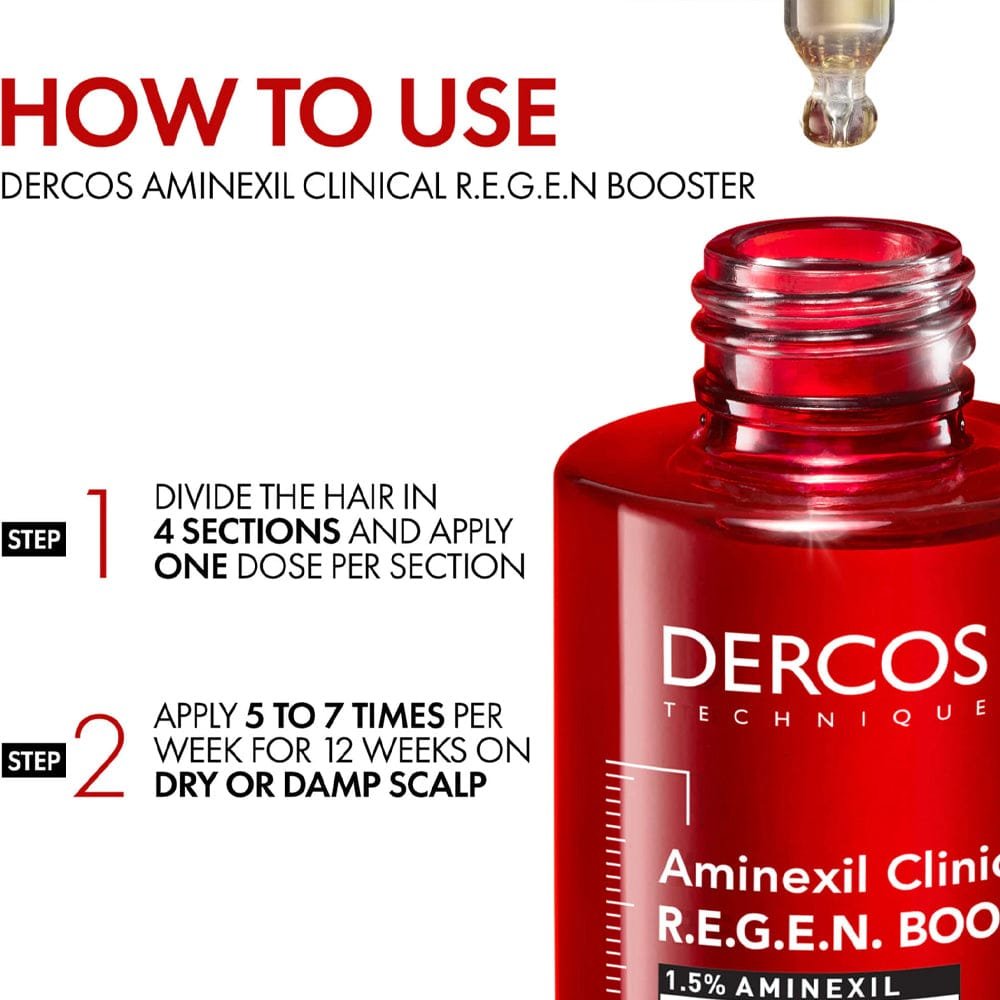 Vichy Dercos Aminexil Clinical 5 Anti-Hair Loss Serum image 2