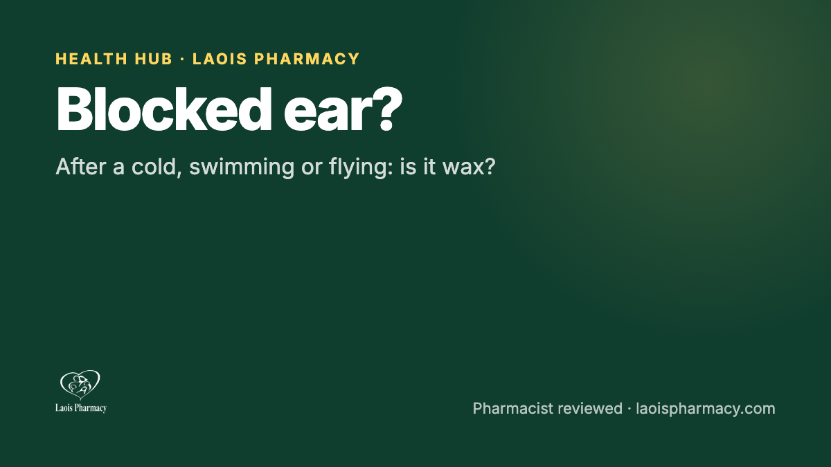 You are currently viewing Blocked ear after a cold, swimming or flying: is it wax, and what should you do?