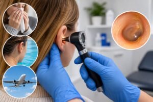 Read more about the article Blocked ear after a cold, swimming or flying: is it wax, and what should you do?