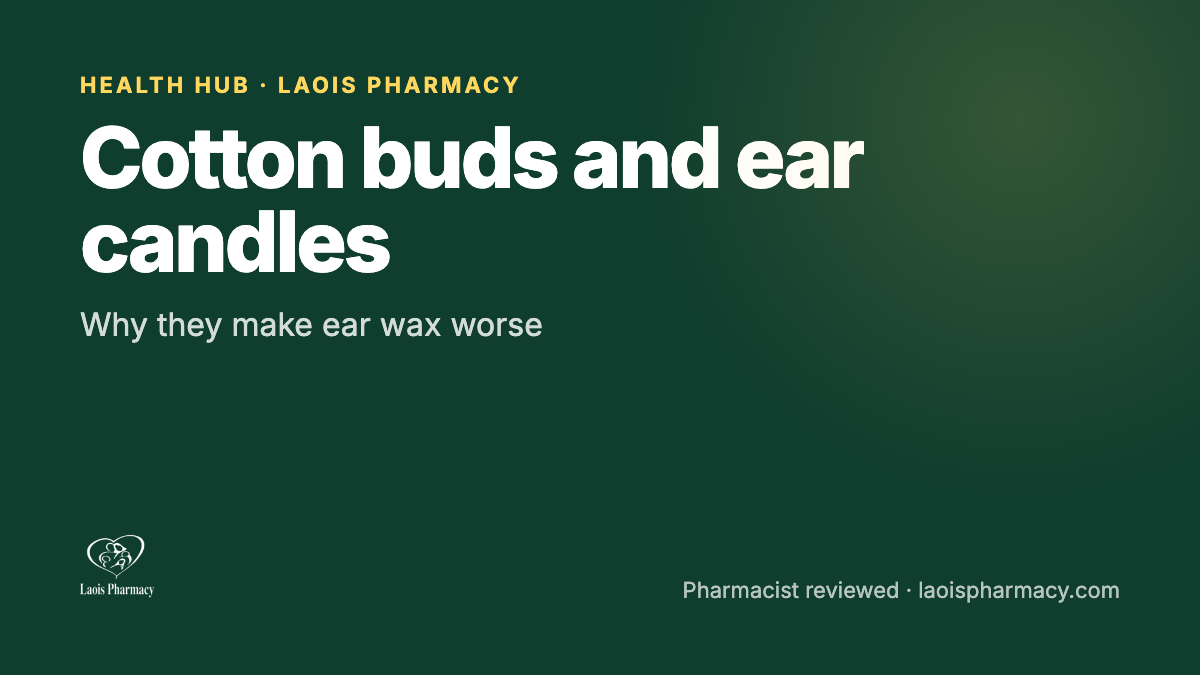 You are currently viewing Cotton buds, ear candles and ear vacuums: why they make ear wax worse