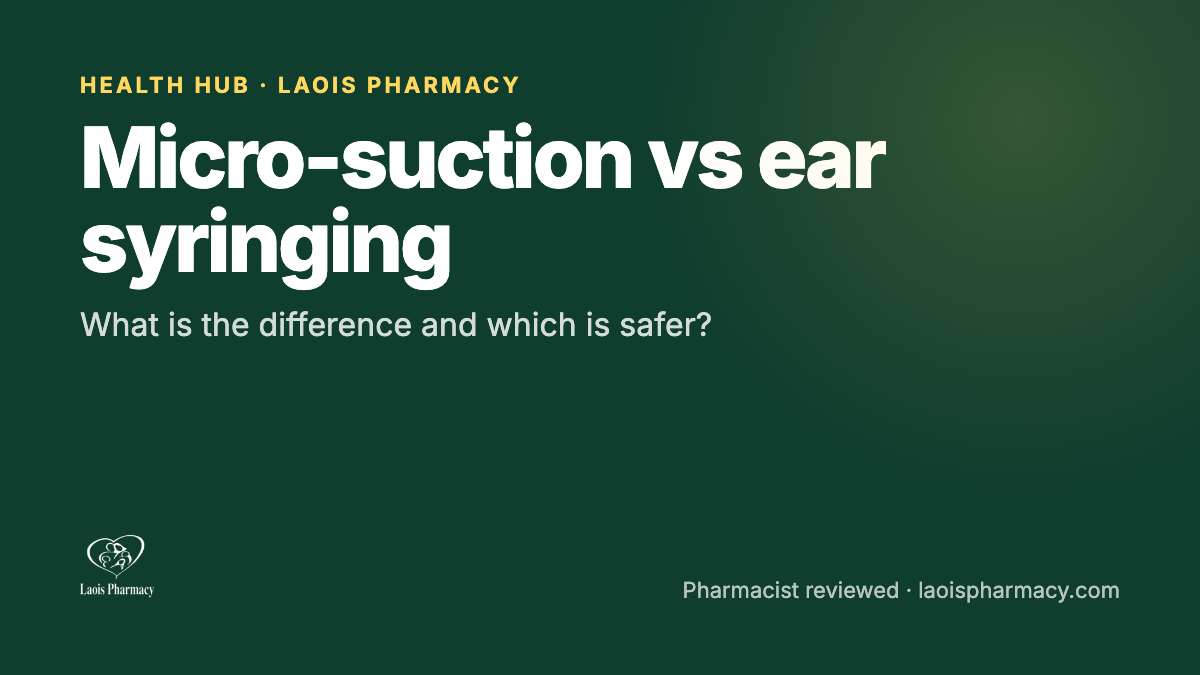 You are currently viewing Micro-suction vs ear syringing: what is the difference and which is safer?