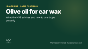 Read more about the article Olive oil for ear wax: what the HSE advises and how to use drops properly